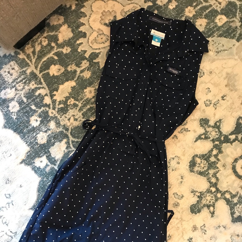 Columbia Collared Sleeveless Dress
